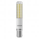 Osram LED Special T Slim Dimmable 9W (75w) 240v B15d SBC 2700K Halolux LED Replacement