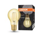 Osram 1906 LED 6.5W 240v ES E27 Vintage Filament Gold LED GLS Light Bulb