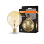 Osram 1906 LED 6.5w 240v ES E27 Dimmable Vintage Filament Globe Gold Light Bulb