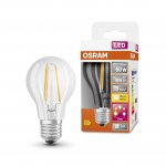 Osram LED Star+ 6.5w 240v ES E27 Clear Filament GLS Bulb 3 Step Click Dimmable 2700K