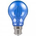 Crompton 4.5w 240v BC B22 LED Filament Harlequin GLS Bulb Blue 13650