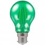 Crompton 4.5w 240v BC B22 LED Filament Harlequin GLS Bulb Green 13674