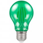 Crompton 4.5w 240v ES E27 LED Filament Harlequin GLS Bulb Green 13681