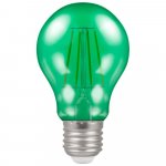 Crompton 4.5w 240v ES E27 LED Filament Harlequin GLS Bulb Green 13681