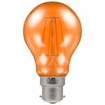 Crompton 4.5w 240v BC B22 LED Filament Harlequin GLS Bulb Orange 13698