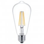 Philips LED Classic ST64 Light Bulb E27 Edison Screw 7W 60W Equivalent Warm White 2700K