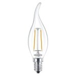Philips LED Bent-Tip Candle 2W E14 Vintage Filament  2700K Warm White