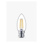 Philips LED Dimmable Candle Bulb 3.2W BC B22 2700K | Warm White Classic Filament