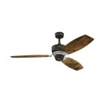 Westinghouse Welford 137cm Ceiling Fan  Weathered Bronze, Driftwood/Reclaimed Hickory Blades 72076