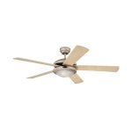 Westinghouse Comet 132cm (52") Indoor Ceiling Fan  Titanium Finish, 5 Reversible Blades 78182