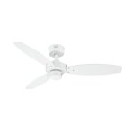 Westinghouse Jet II 105m Indoor Ceiling Fan White Finish Reversible Blades (White/Light Maple) 78261