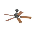 Westinghouse Nevada 105cm Ceiling Fan  Iron Finish, Reversible Walnut/Cherry Blades 78264