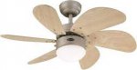 Westinghouse 78158 Turbo Swirl 30" Titanium Ceiling Fan with Light