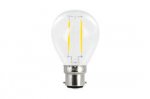 Integral 2w 240v LED Golfball B22 2700k Warm White Bulb
