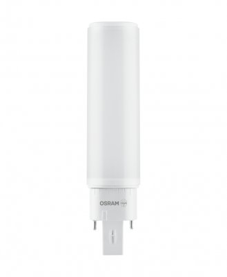 Osram DULUX D 6W 2 PIN 4000K Cool White LED PLC Replaces 13w CFL