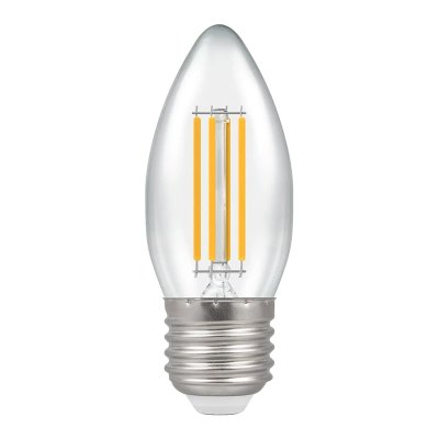 Crompton 6.5W (60w) 240v ES E27 2700k Filament LED Candle Light Bulb