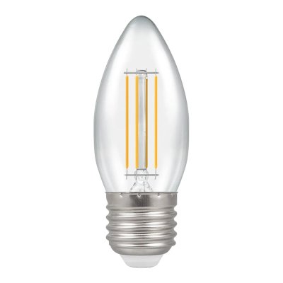 Crompton 5W (40w) 240v ES E27 2700k Filament LED Candle Light Bulb