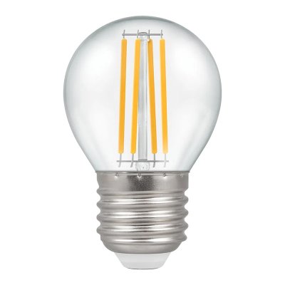 Crompton 6.5W (60w) 240v ES E27 2700k Filament LED Golfball Light Bulb