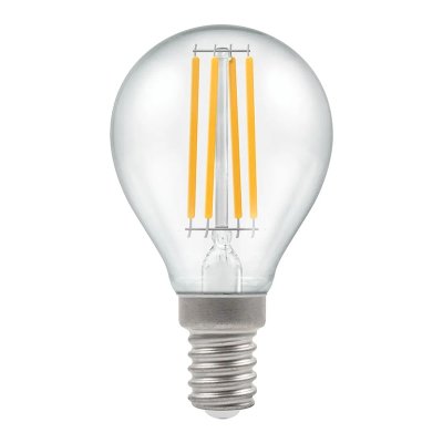 Crompton 6.5W (60w) 240v SES E14 2700k Filament LED Golfball Light Bulb