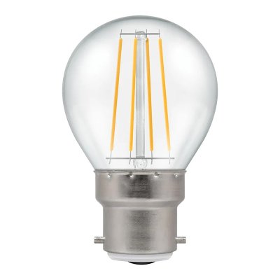 Crompton 5W (40w) 240v BC B22 2700k Filament LED Golfball Light Bulb
