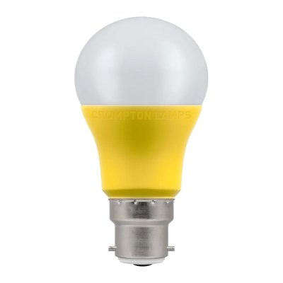 Crompton 9W (60w) 110v BC B22 4000k LED Golfball Thermal Plastic Light Bulb