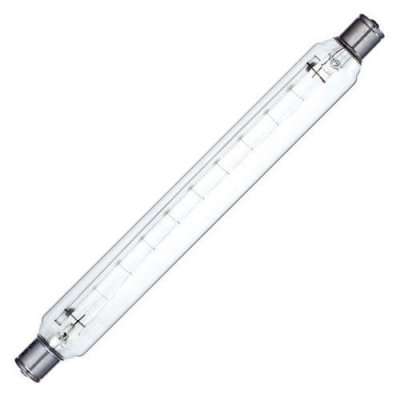 60w 240v 221mm Clear Strip light Double Ended Tubular Lamp S15