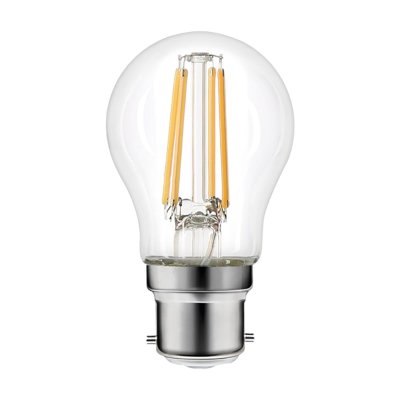 Integral 3.4w 220-240v 470lm LED Golfball B22 2700k Warm White Dimmable 320 Degree Beam Clear ILGOLFB22DC062