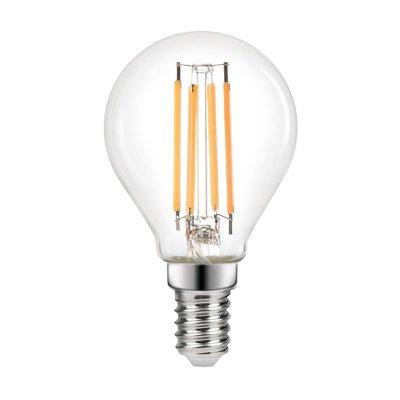 Integral 3.4w 220-240v 470lm LED Golfball E14 2700k Warm White Dimmable 320 Degree Beam Clear ILGOLFE14D060