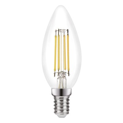 Integral 3.4w 220-240v 470lm LED Candle E14 4000k Cool White Non-Dimmable 330 Degree Beam Clear ILCANDE14NE074