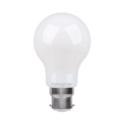 Integral 3.4w 220-240v 470lm LED Classic GLS B22 2700k Warm White Non-Dimmable 330 Degree Beam Frosted ILGLSB22NC092
