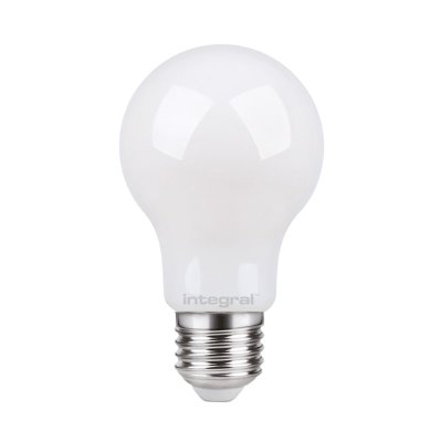Integral 7w 220-240v 830lm LED Classic GLS E27 5000k Daylight Dimmable 300 Degree Beam Frosted ILGLSE27DF104