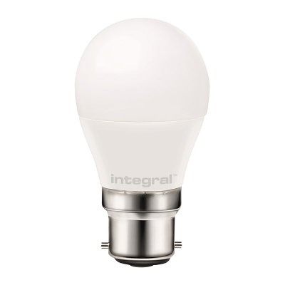 Integral 7.3w 220-240v 806lm LED Golfball B22 2700k Warm White Non-Dimmable 220 Degree Beam Frosted ILGOLFB22NC041