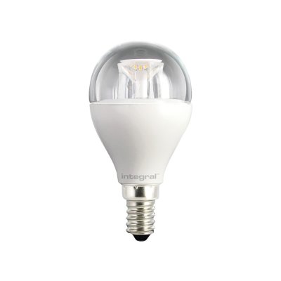 Integral 4.9w 220-240v 470lm LED Golfball E14 2700k Warm White Non-Dimmable 220 Degree Beam Clear ILGOLFE14NC012