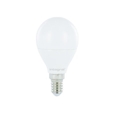 Integral 7.3w 220-240v 806lm LED Golfball E14 2700k Warm White Non-Dimmable 220 Degree Beam Frosted ILGOLFE14NC040