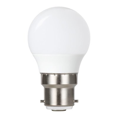 Integral 4.9w 220-240v 470lm LED Golfball B22 4000k Cool White Dimmable 240 Degree Beam Frosted ILGOLFB22DE088
