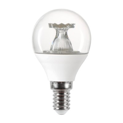 Integral 4.9w 220-240v 470lm LED Golfball E14 4000k Cool White Dimmable 220 Degree Beam Clear ILGOLFE14DE092