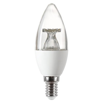 Integral 2.9w 220-240v 250lm LED Candle E14 4000k Cool White Non-Dimmable 240 Degree Beam Clear ILCANDE14NE087