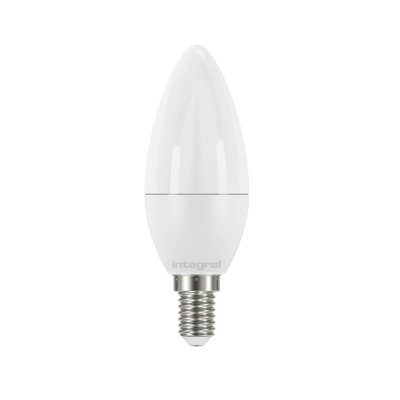 Integral 6.5w 220-240v 806lm LED Candle E14 2700k Warm White Non-Dimmable 240 Degree Beam Frosted ILCANDE14NC054