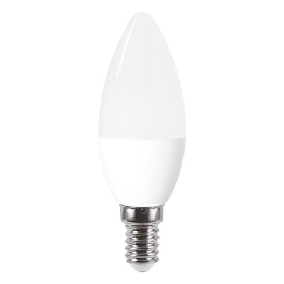 Integral 4.9w 220-240v 470lm LED Candle E14 4000k Cool White Dimmable 280 Degree Beam Frosted ILCANDE14DE094