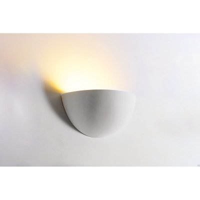 Integral Florina Indoor Decorative Wall Light  Paintable White Gypsum, IP20, ILDEC008
