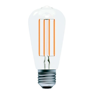 Bell Lighting 6w ES Aztex LED CRI90 Filament ST64 Amber 2200k Dimmable 60216