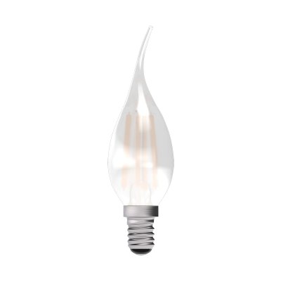 Bell Lighting 4w 240v SES LED Filament Bent Tip Candle Satin 2700k 05027