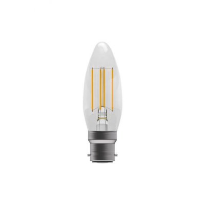 Bell Lighting 4w 240v BC LED Filament Candle Clear 2700k