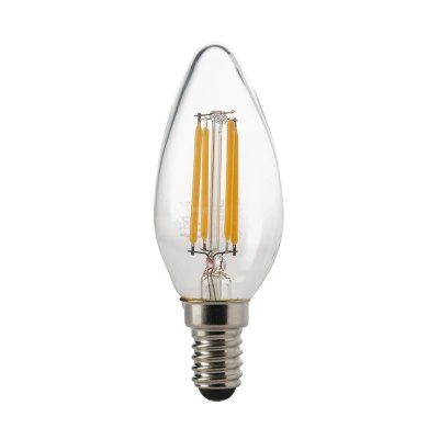 Bell Lighting 3.3w 240v SES LED Filament Candle Clear 2700k Dimmable 60720