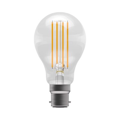 Bell Lighting 5.7w 240v BC LED Filament GLS Clear 4000k Dimmable 60772