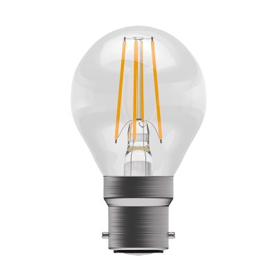 Bell Lighting 4w 240v BC LED Filament Round Clear 4000k 60120