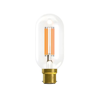 Bell Lighting 4w 240v BC LED Filament Tubular Short Clear 2700k 60145