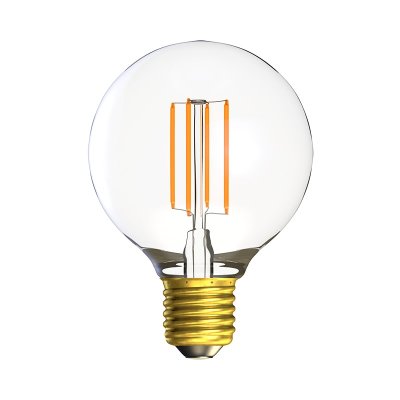 Bell Lighting 3.3w 240v ES LED Filament Globe Clear 2700k Dimmable 60790