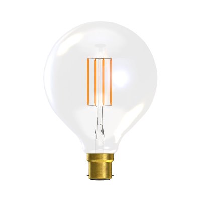 Bell Lighting 4w 240v BC LED Filament Large Globe Clear 2700k Dimmable 60140
