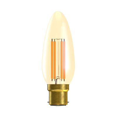 Bell Lighting 3.3w 240v BC LED Vintage Candle Amber 2000k 60807